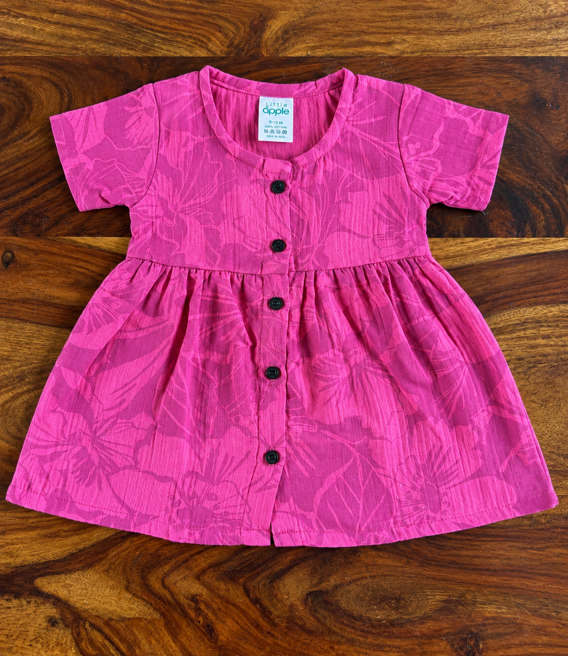 Organic Muslin Half-Sleeve Frock