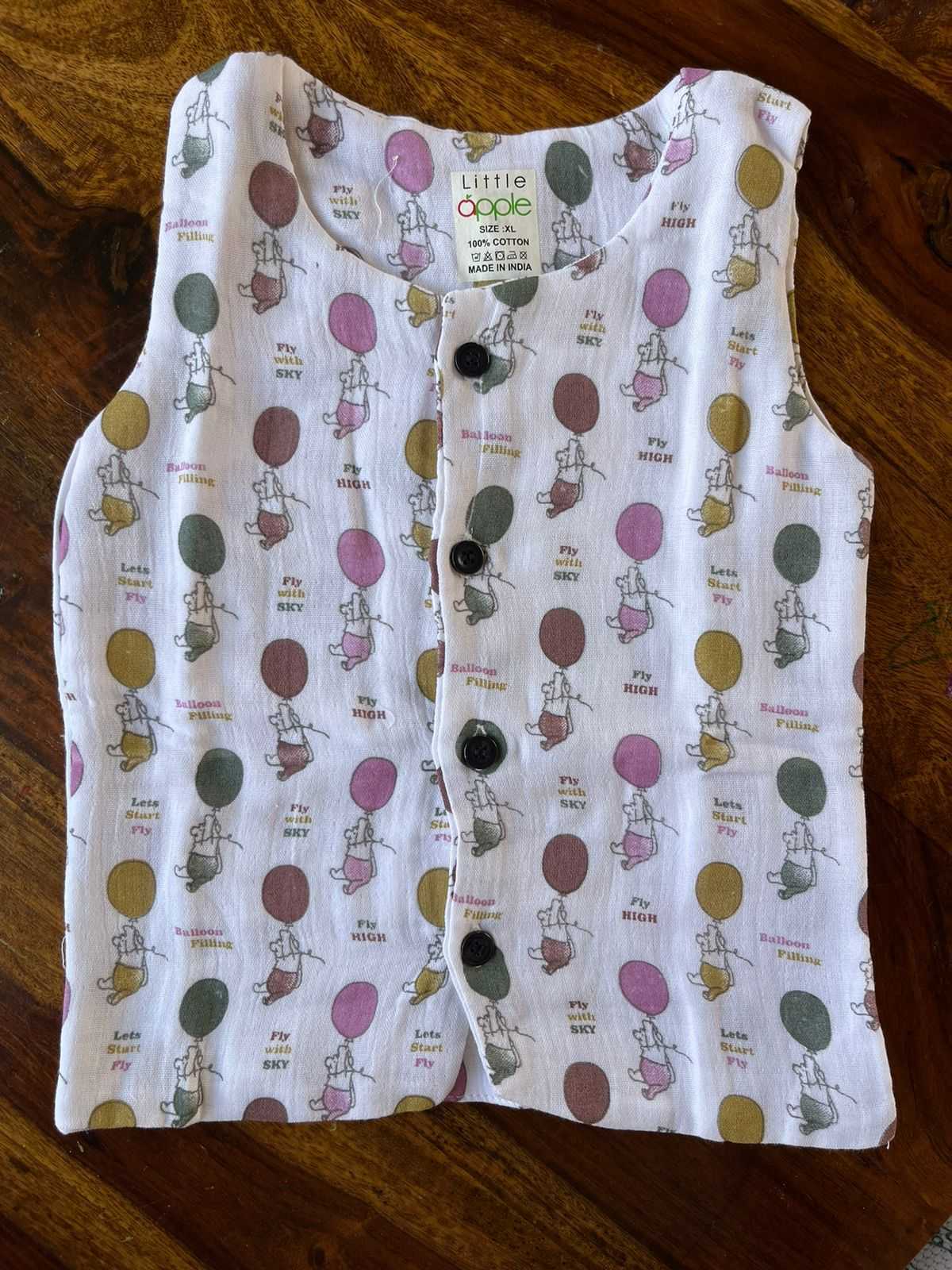 Pure Organic Muslin Cotton Jabla