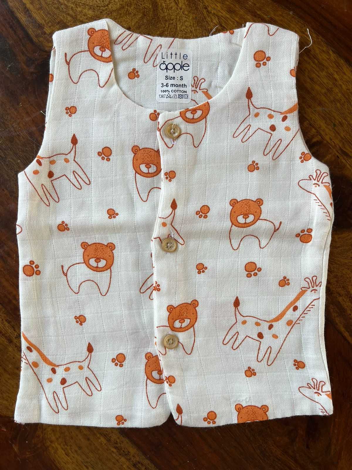 Pure Organic Muslin Cotton Jabla