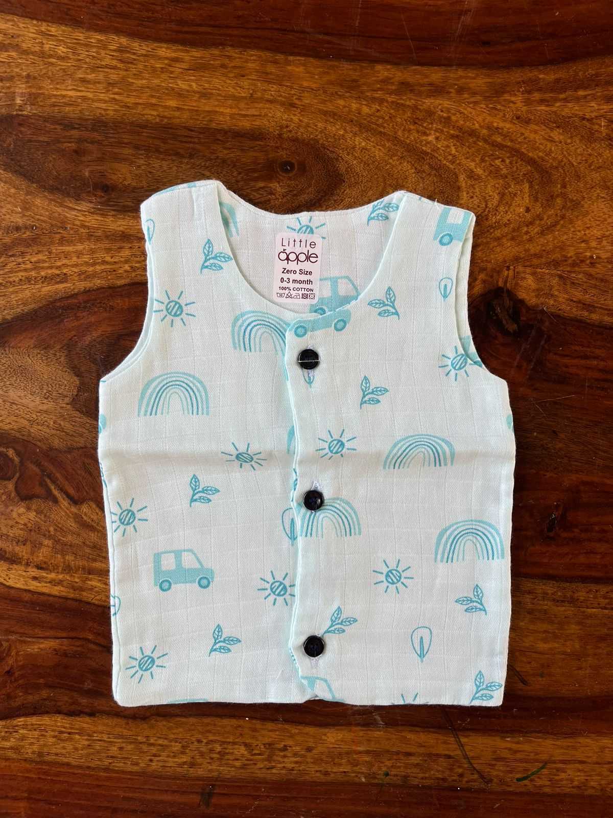 Pure Organic Muslin Cotton Jabla