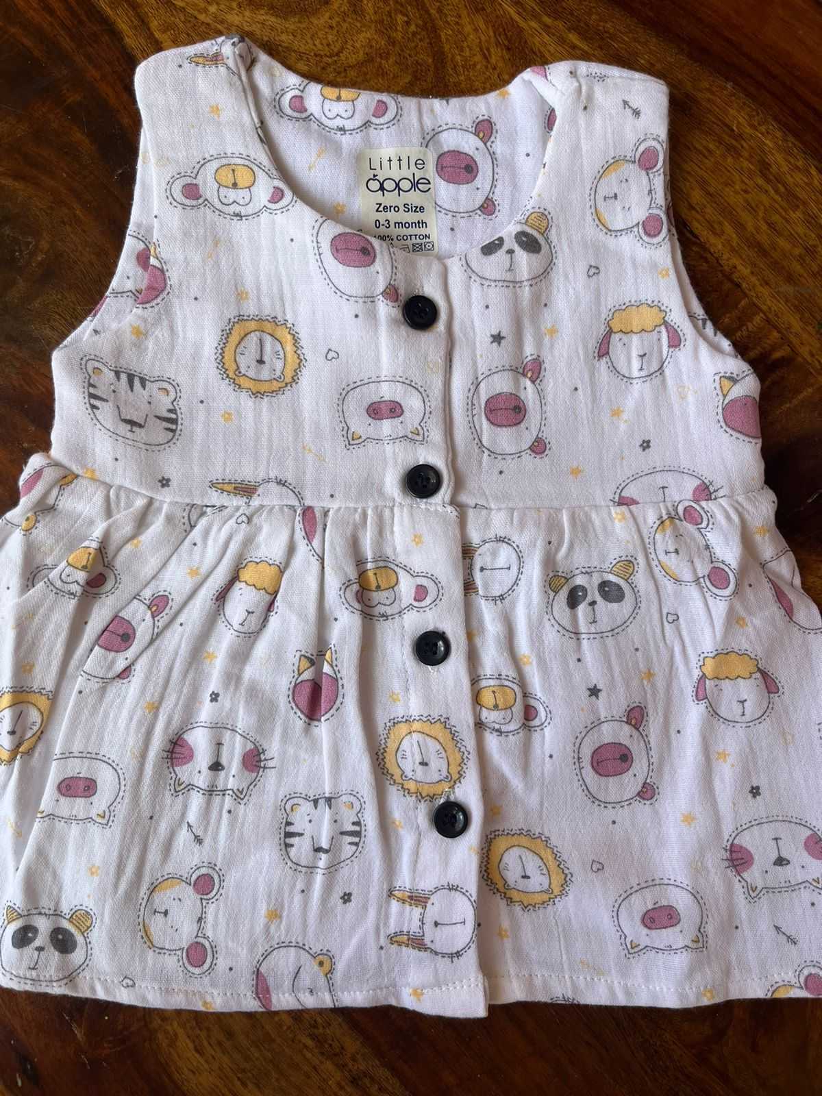 Organic Muslin Baby Frock