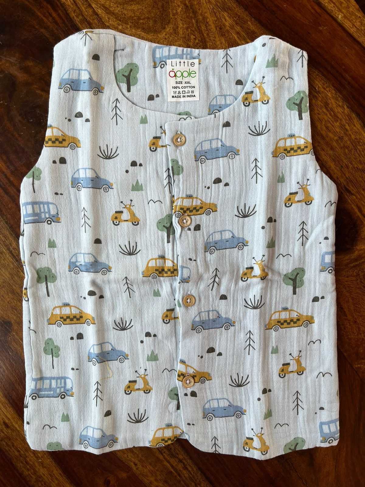 Pure Organic Muslin Cotton Jabla