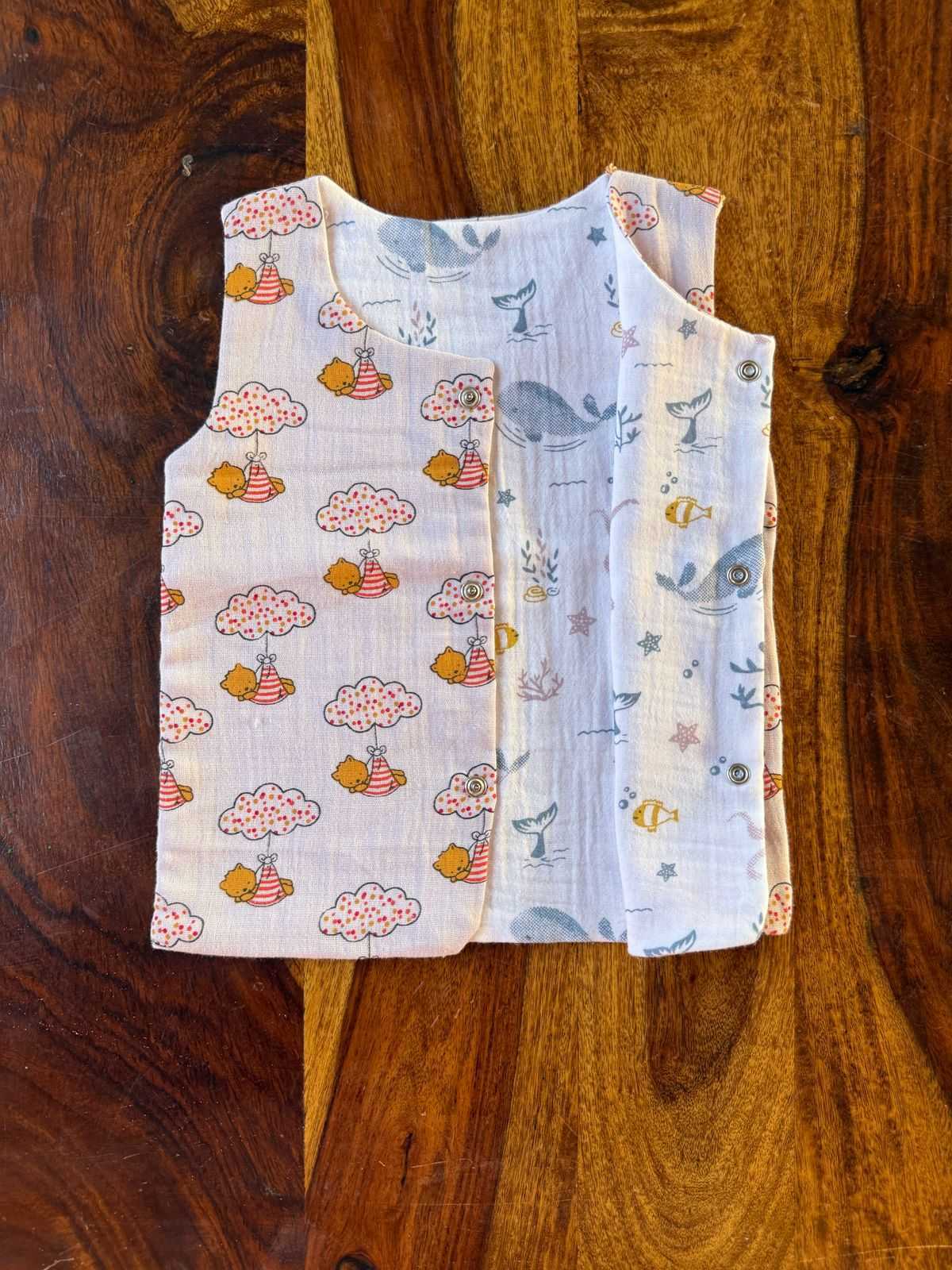 Reversible Organic Muslin Jabla
