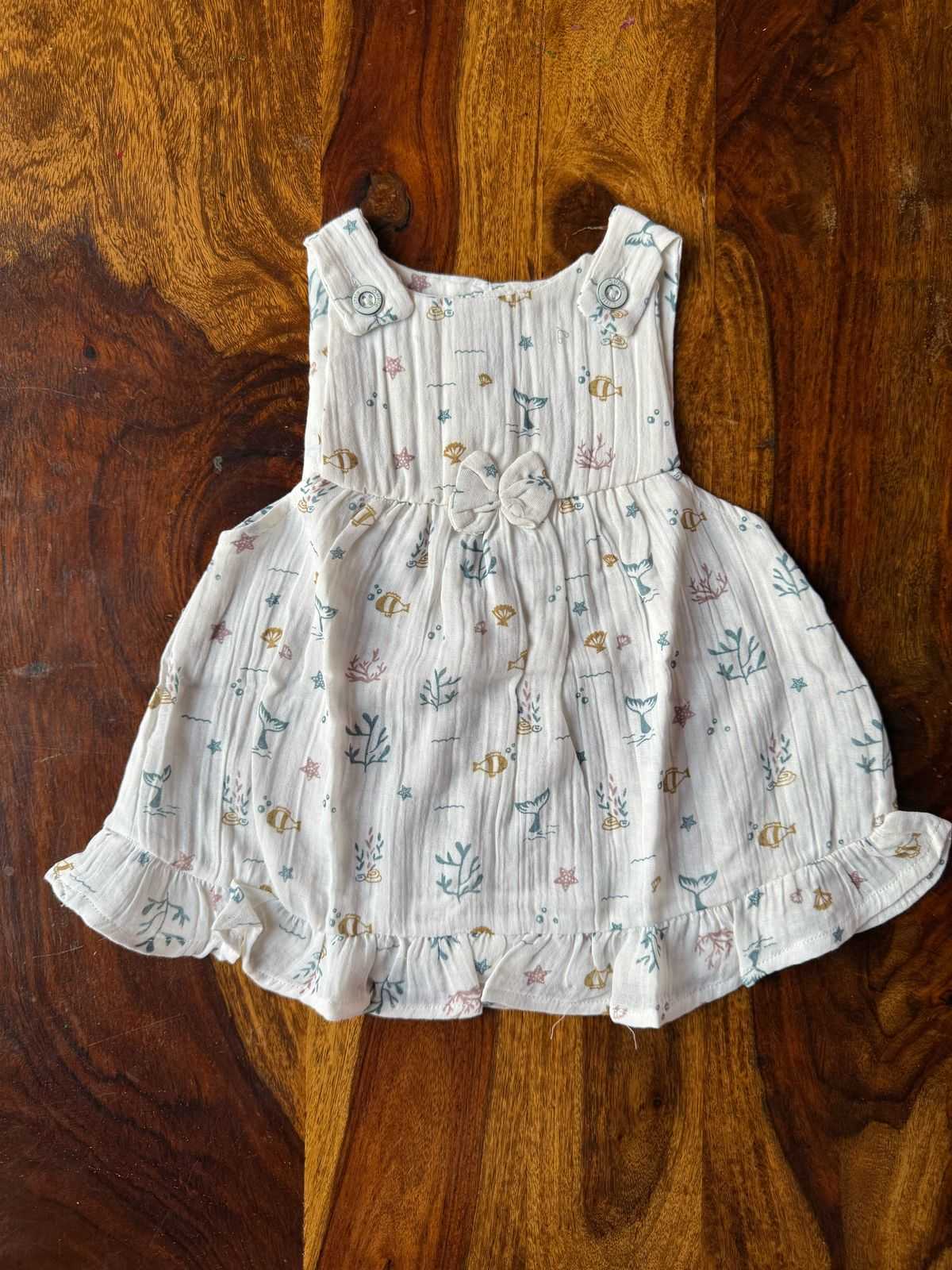 Organic Muslin Flared Dress