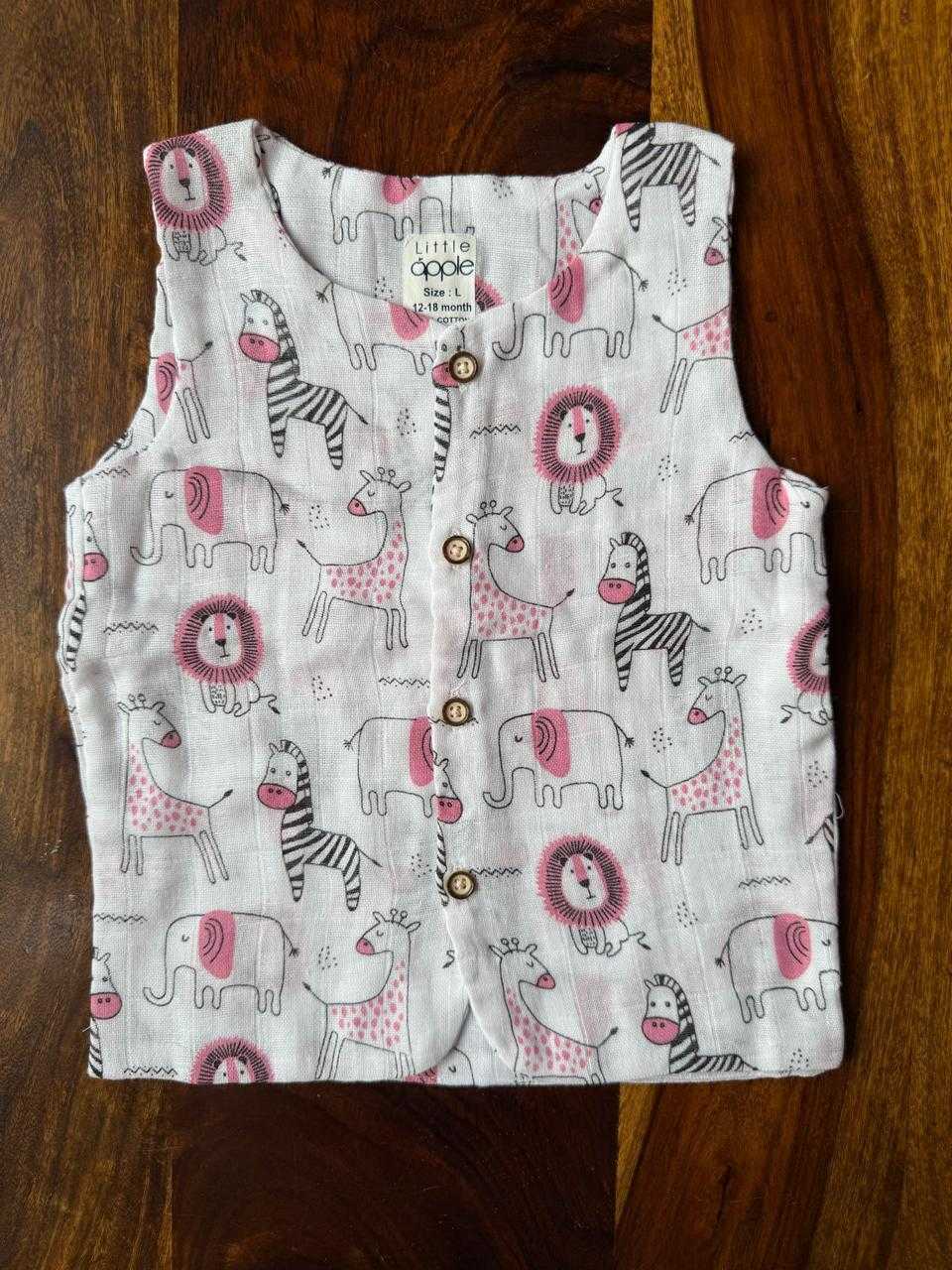 Pure Organic Muslin Cotton Jabla