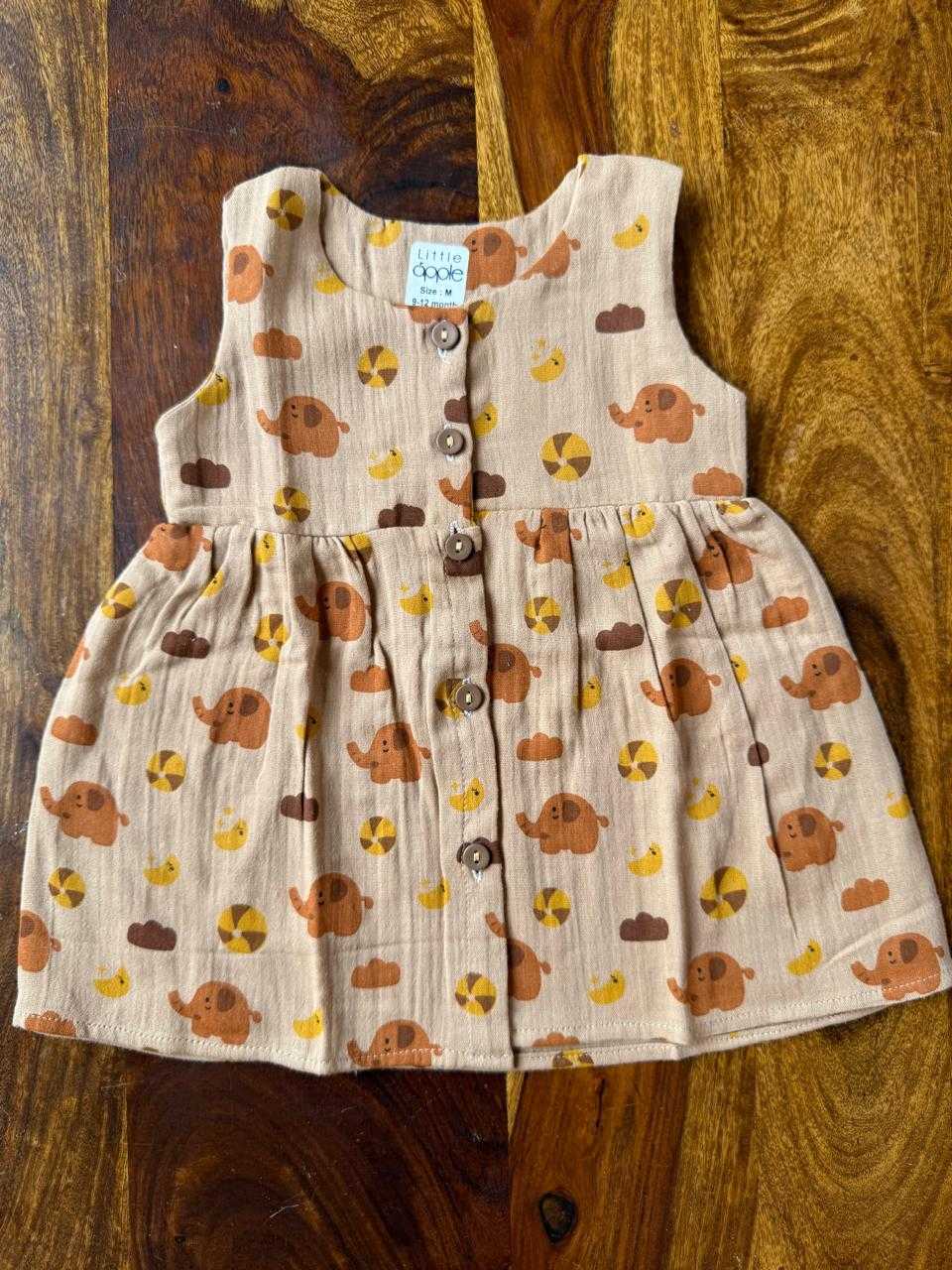 Organic Muslin Baby Frock