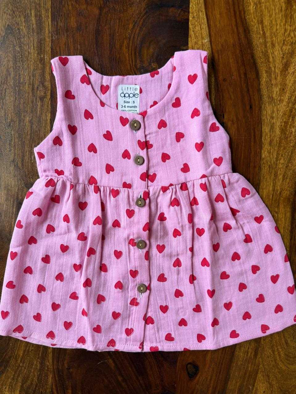 Organic Muslin Baby Frock