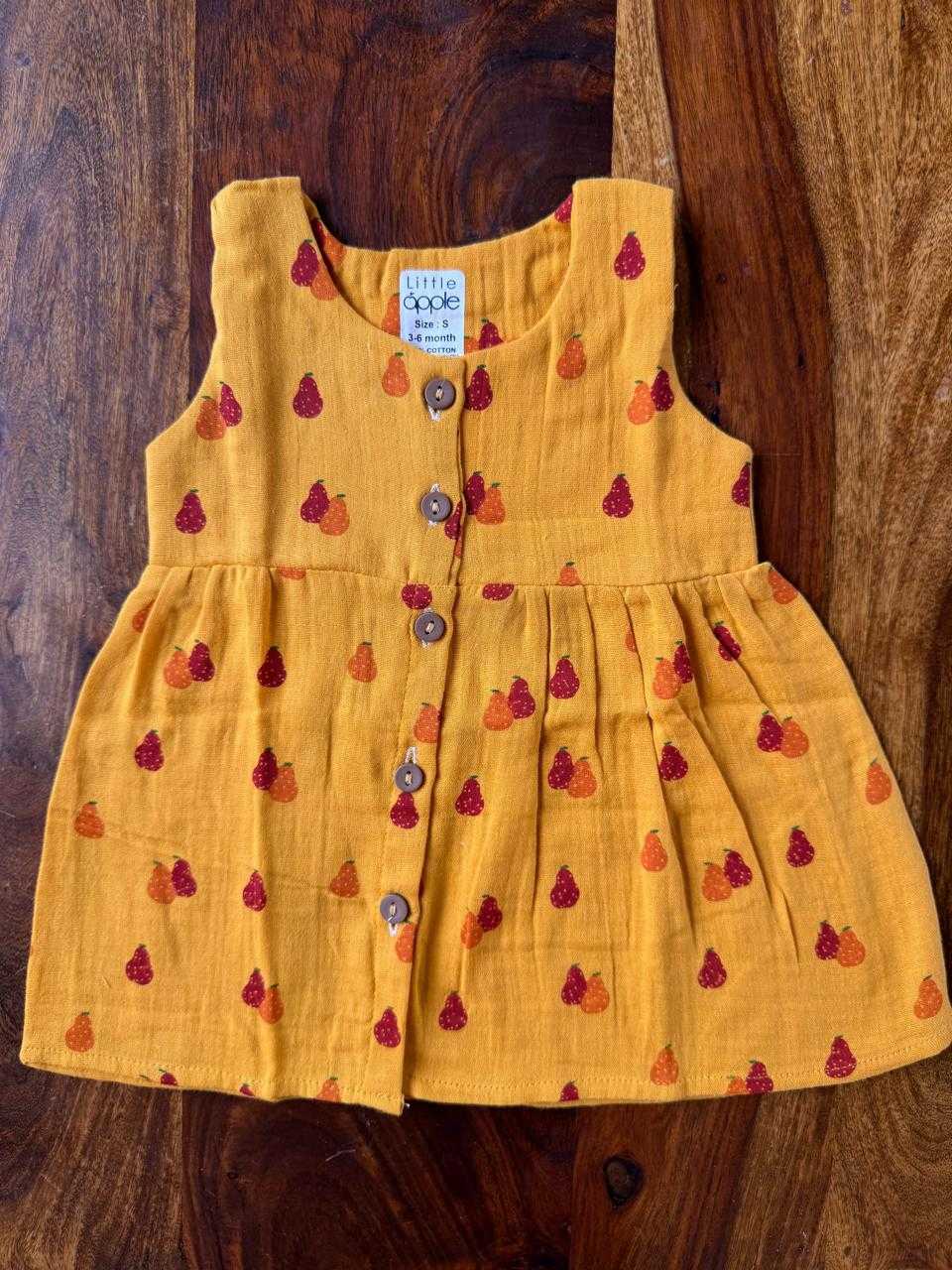 Organic Muslin Baby Frock