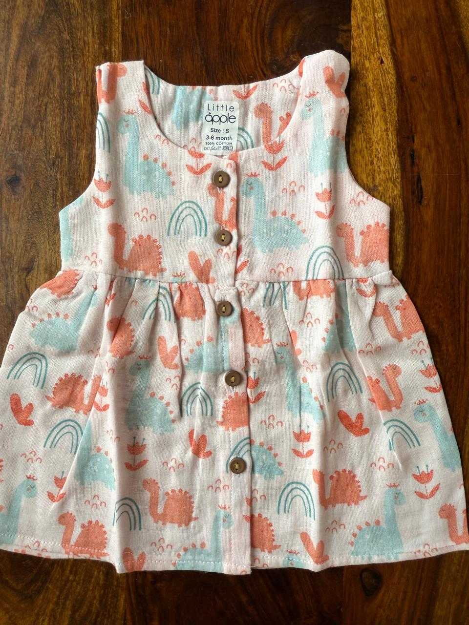 Organic Muslin Baby Frock