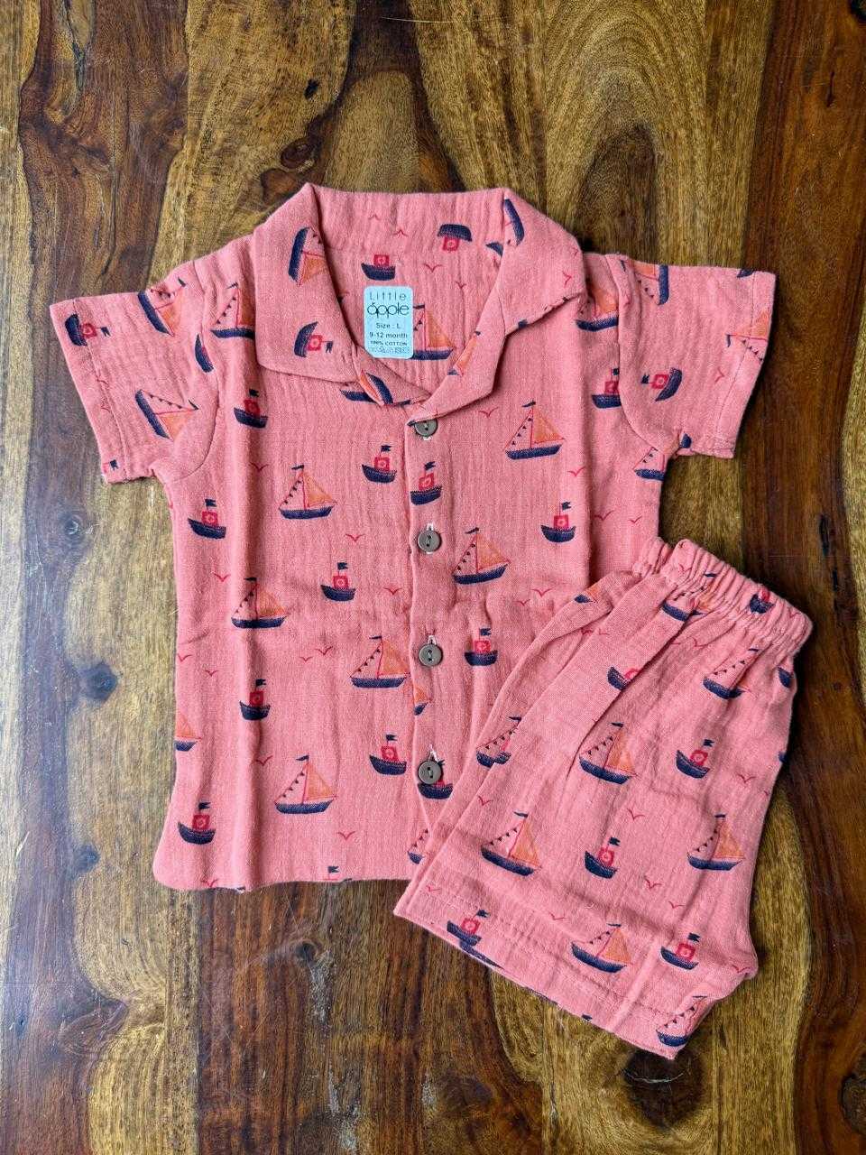 Muslin Collared Co-Ord Set