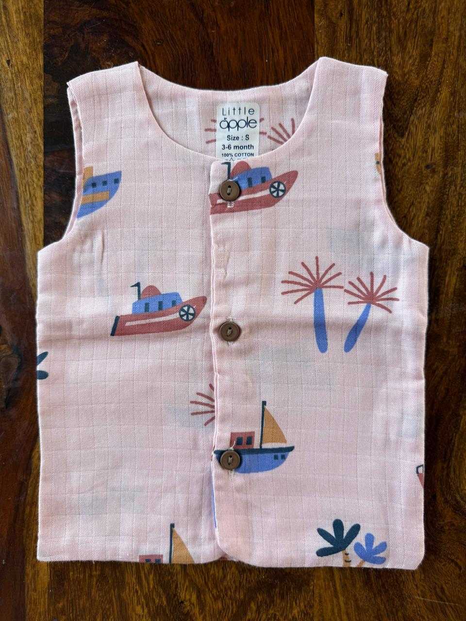 Pure Organic Muslin Cotton Jabla