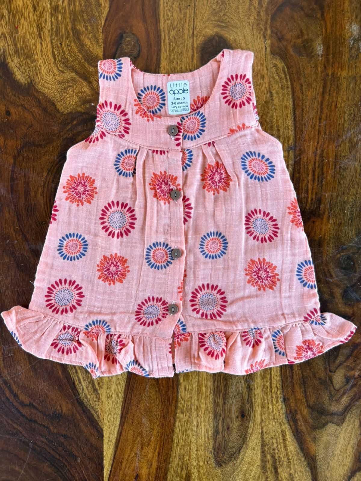 Organic Muslin Flared Dress