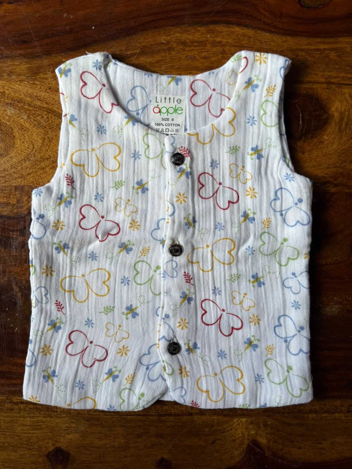Pure Organic Muslin Cotton Jabla