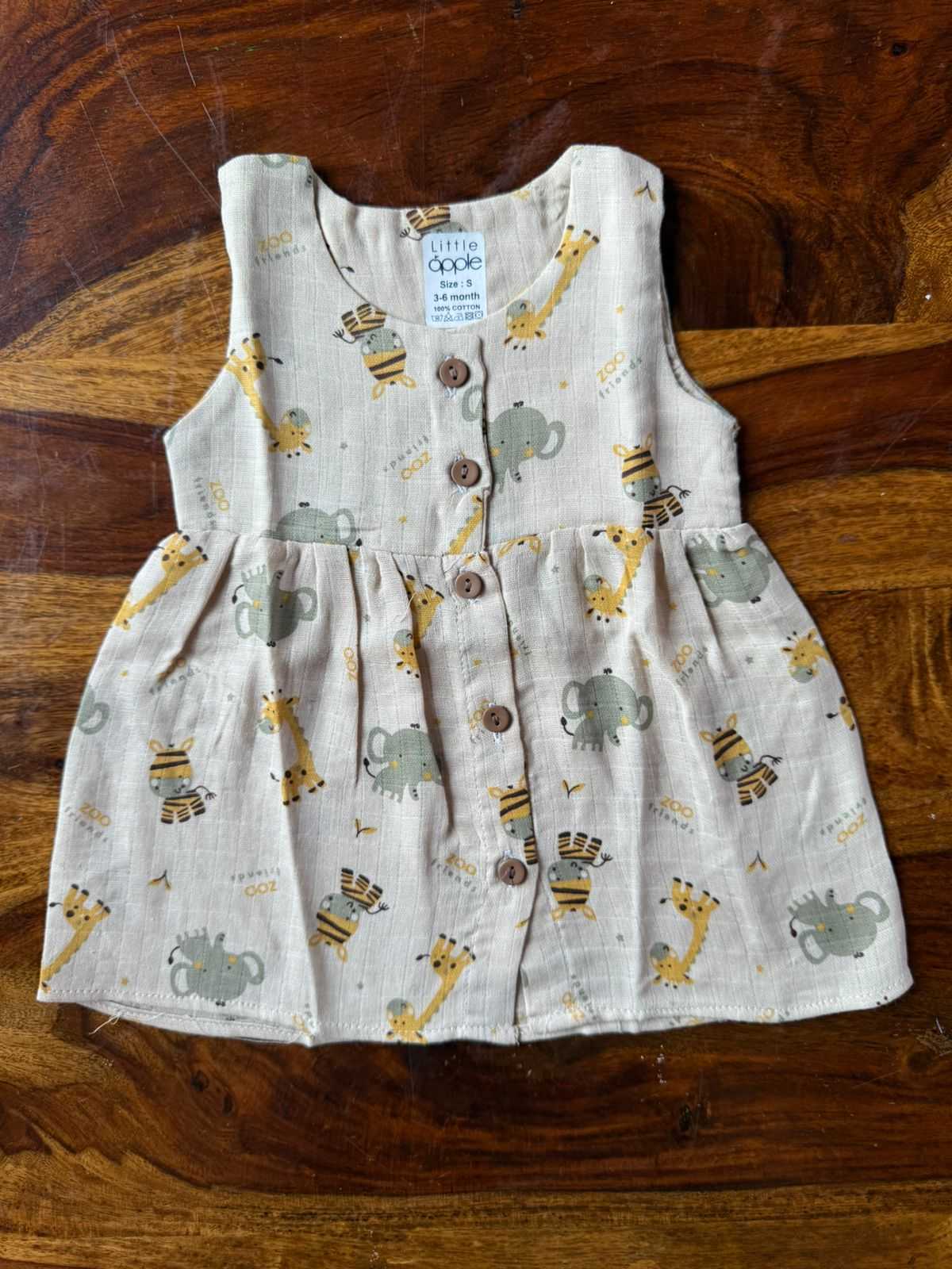 Organic Muslin Baby Frock