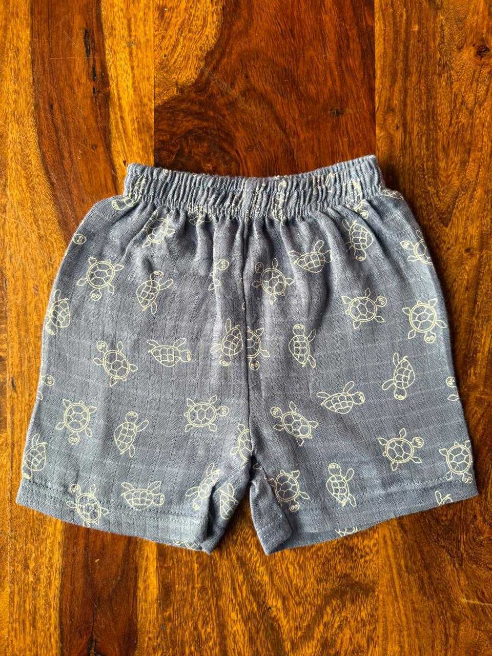 Organic Kids Muslin Jabla with Shorts