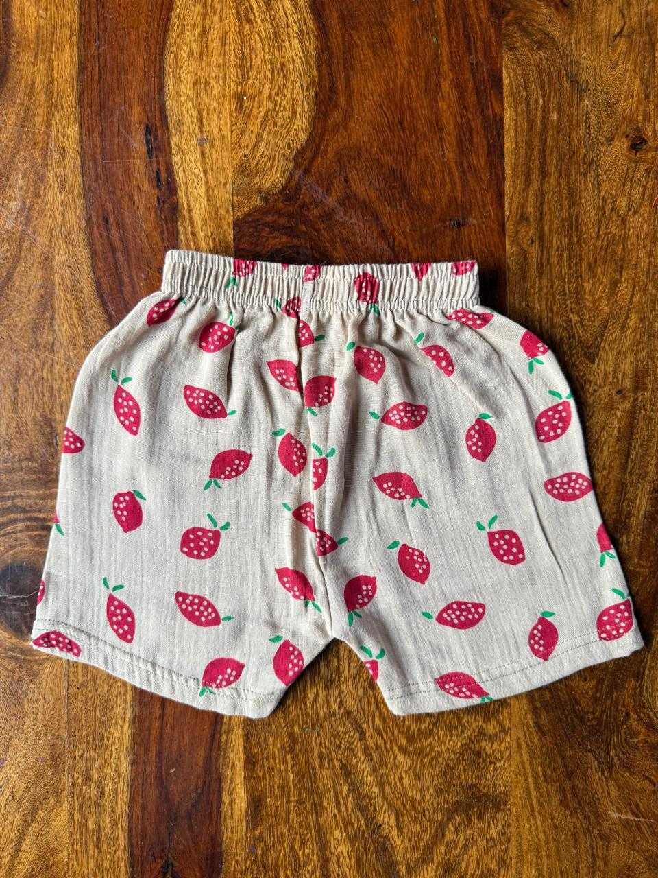 Organic Kids Muslin Jabla with Shorts