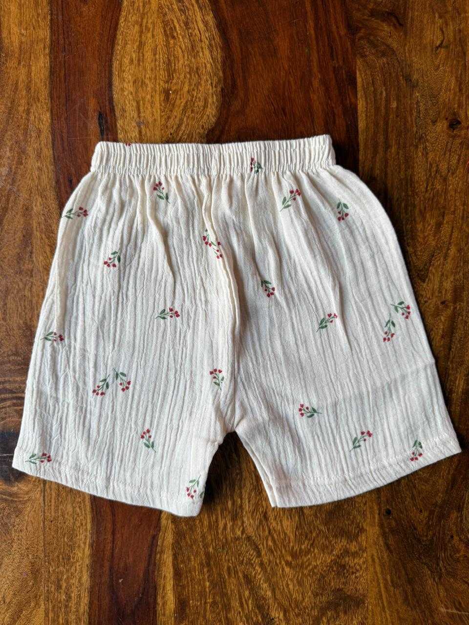 Organic Kids Muslin Jabla with Shorts