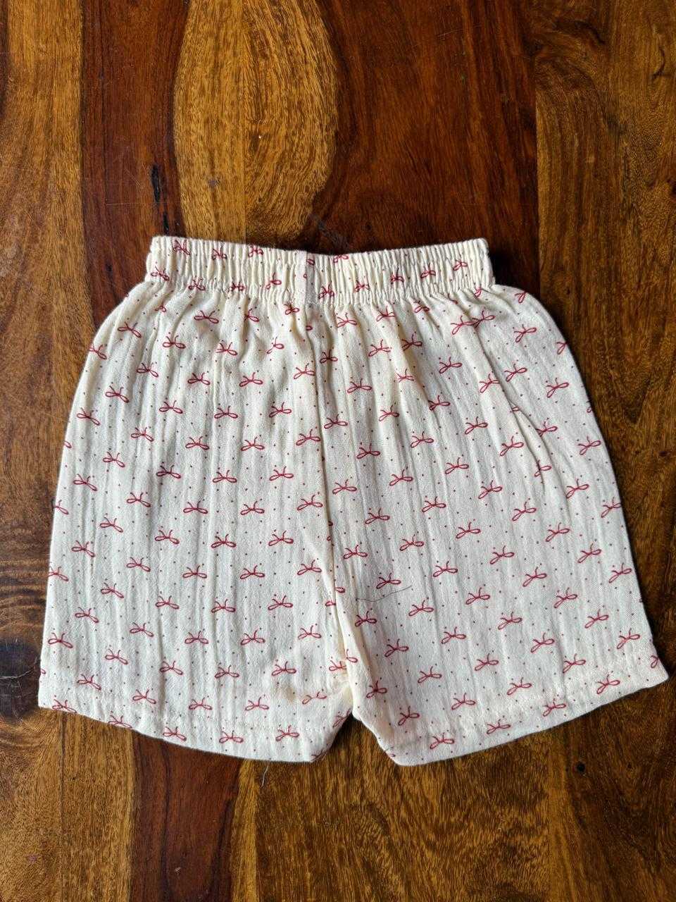 Organic Kids Muslin Jabla with Shorts