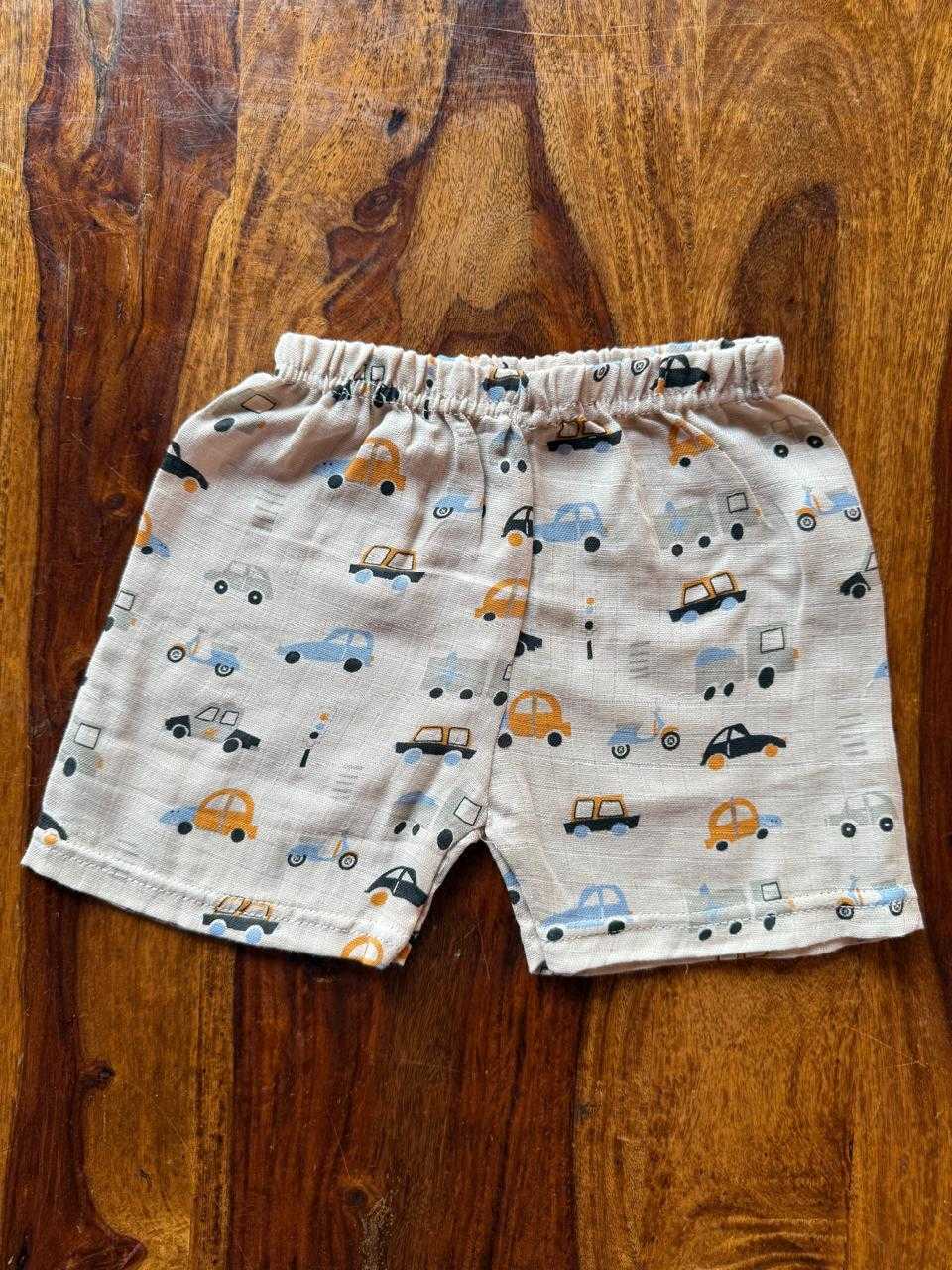 Organic Muslin Jabla with Shorts