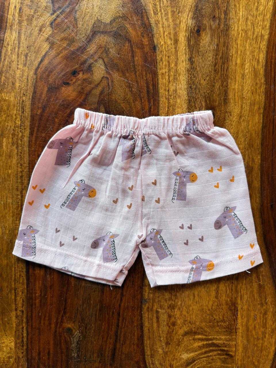 Organic Muslin Jabla with Shorts