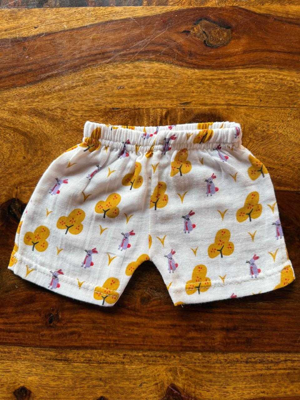 Organic Muslin Jabla with Shorts