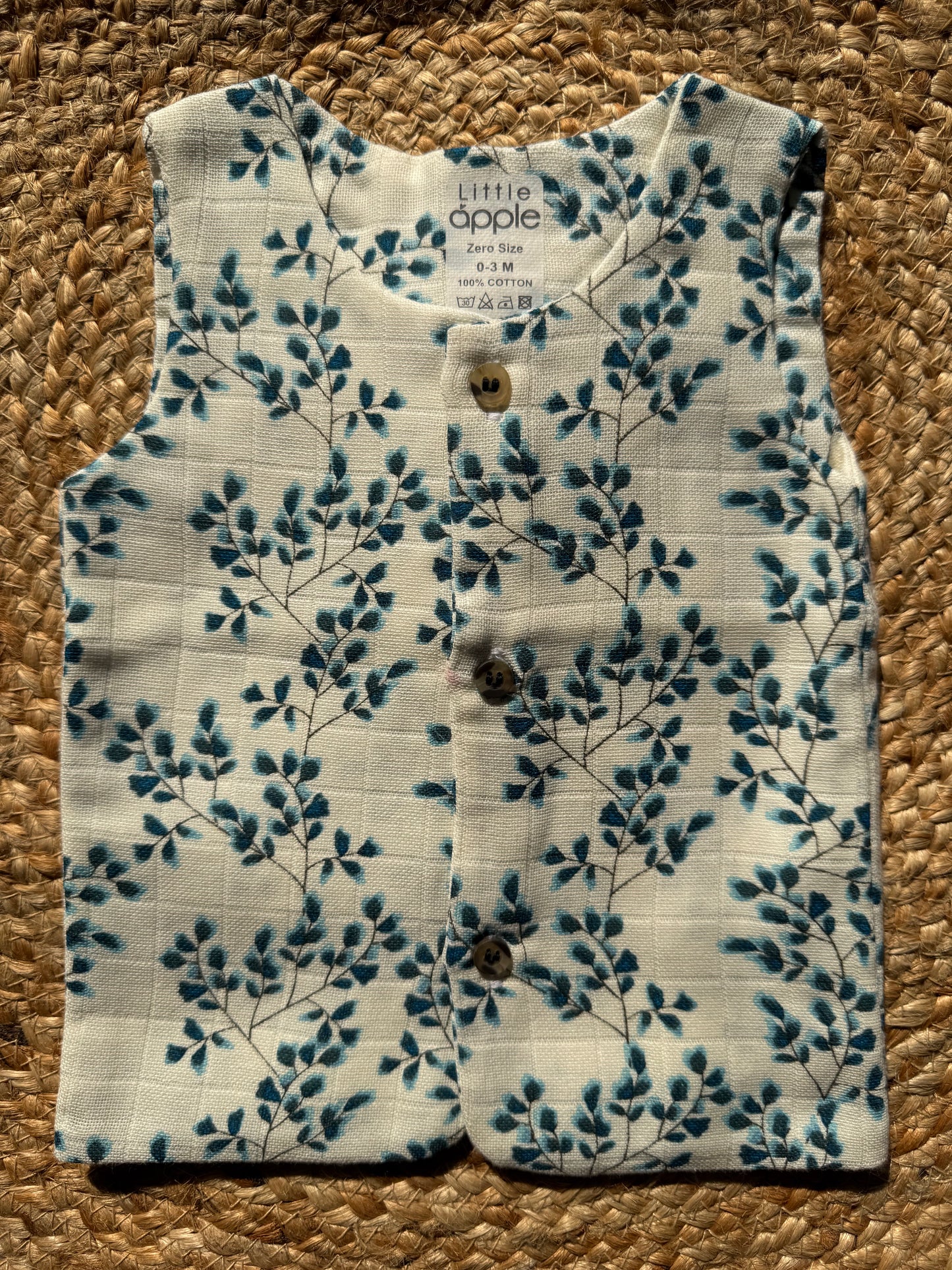 Pure Organic Muslin Cotton Jabla