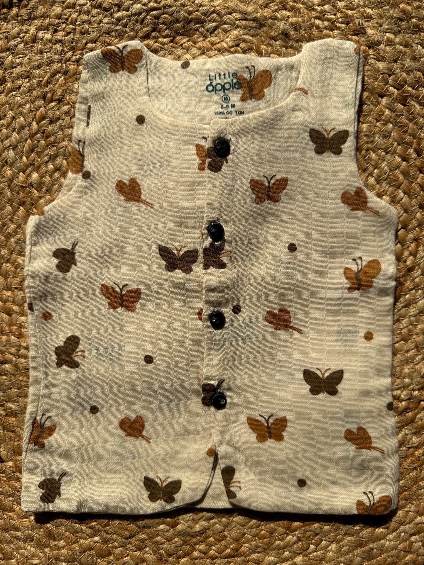 Pure Organic Muslin Cotton Jabla