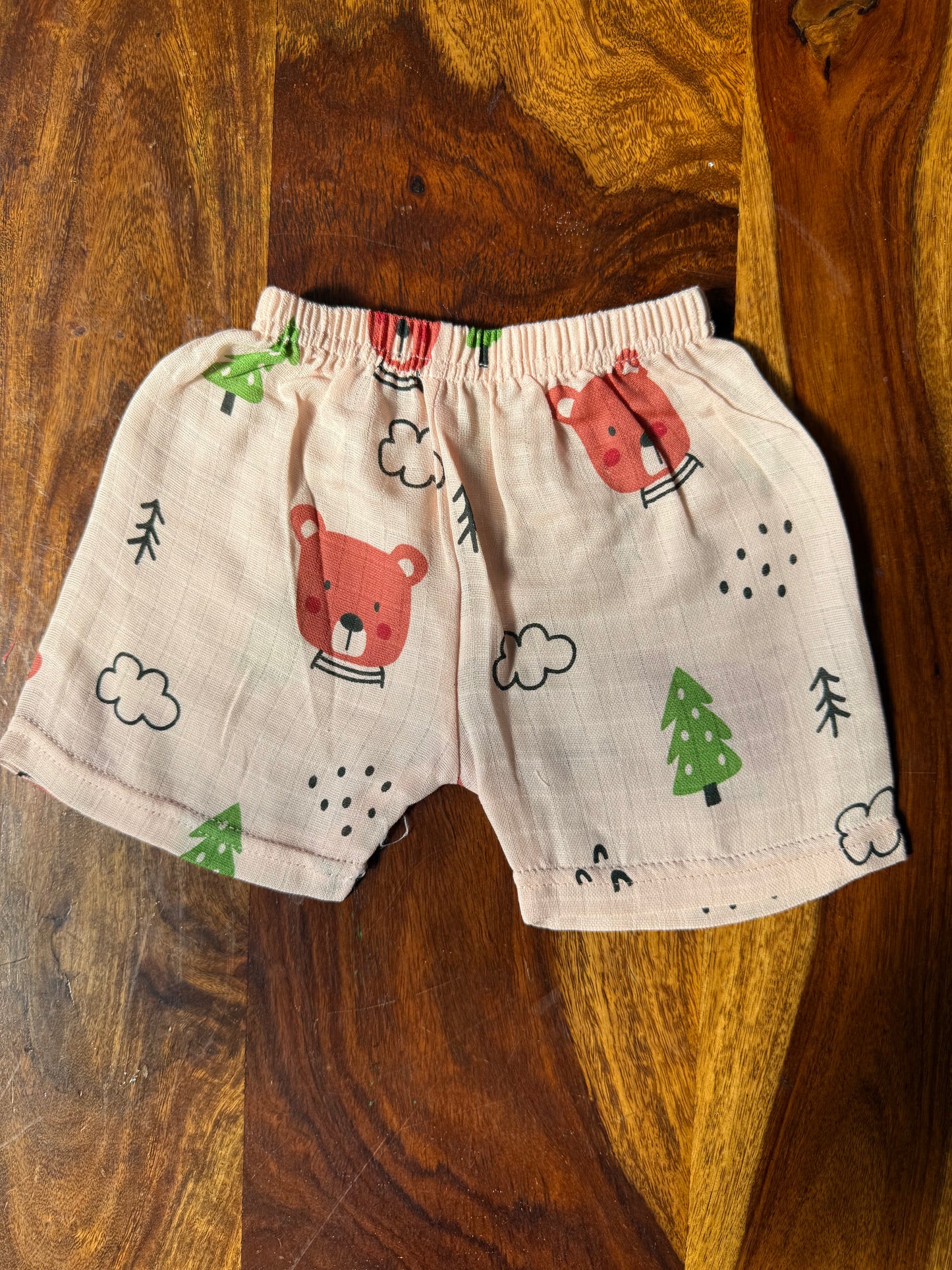 Organic Muslin Jabla with Shorts