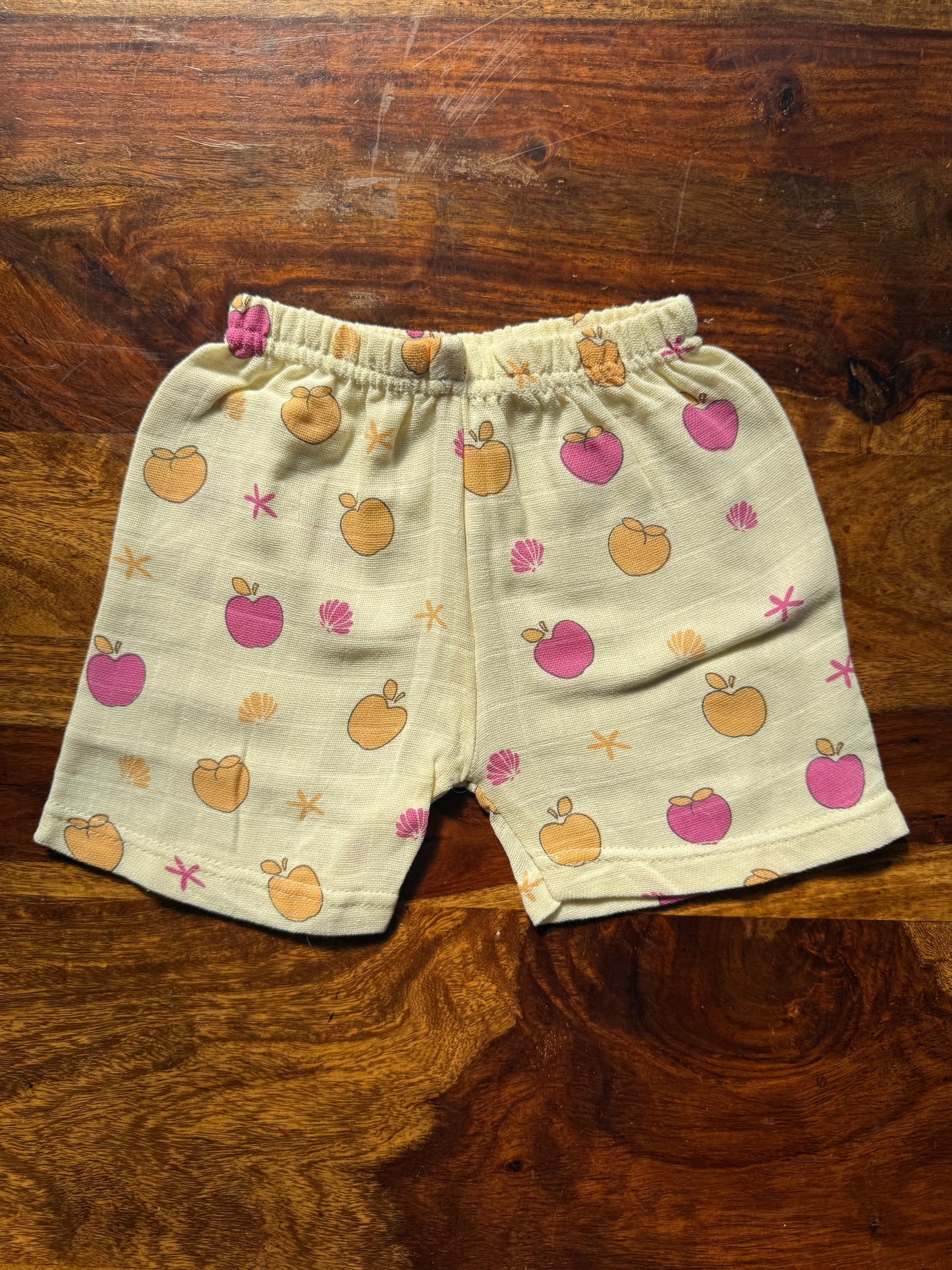 Organic Muslin Frill Top & Shorts Set