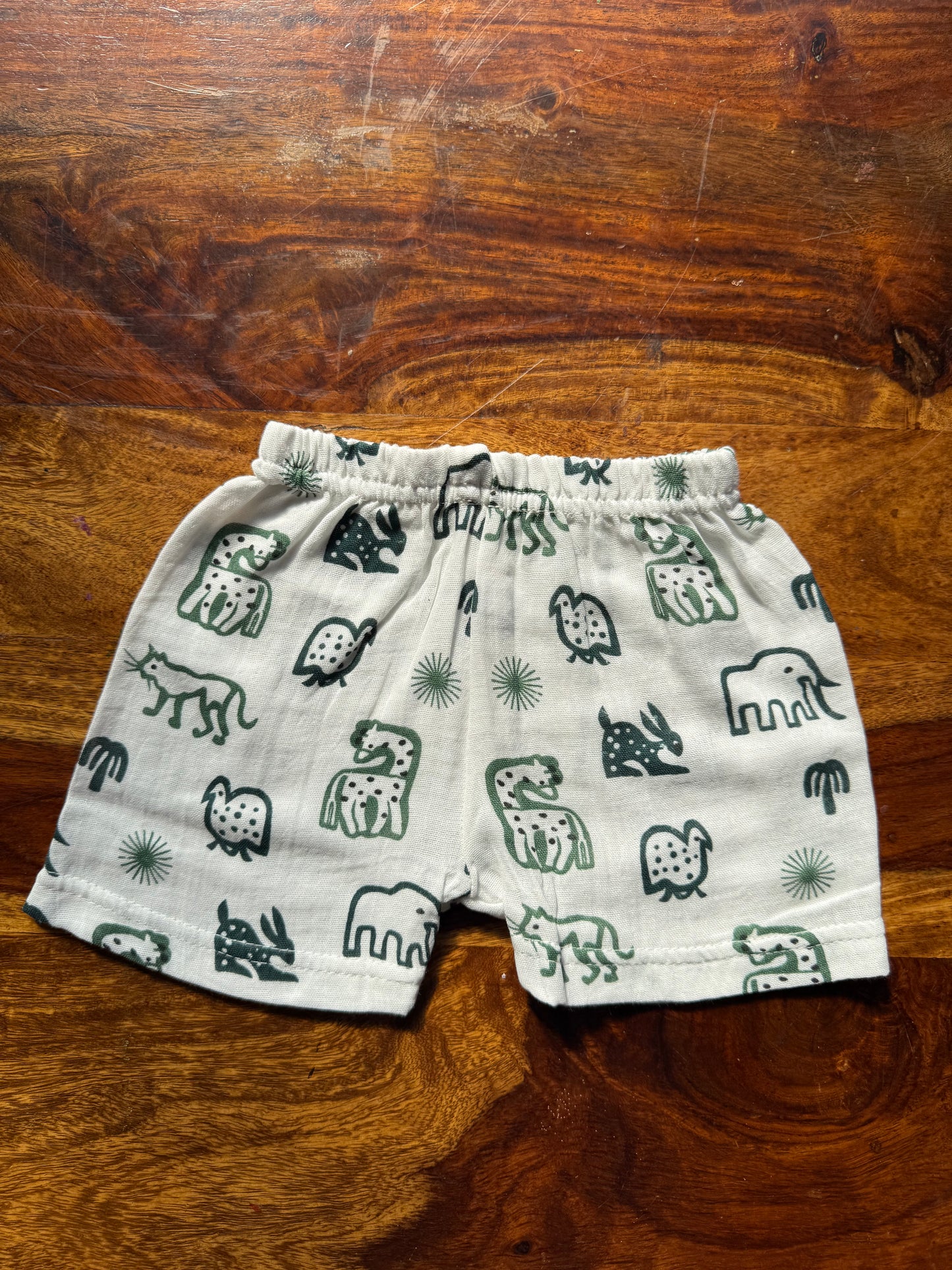 Organic Muslin Frill Top & Shorts Set