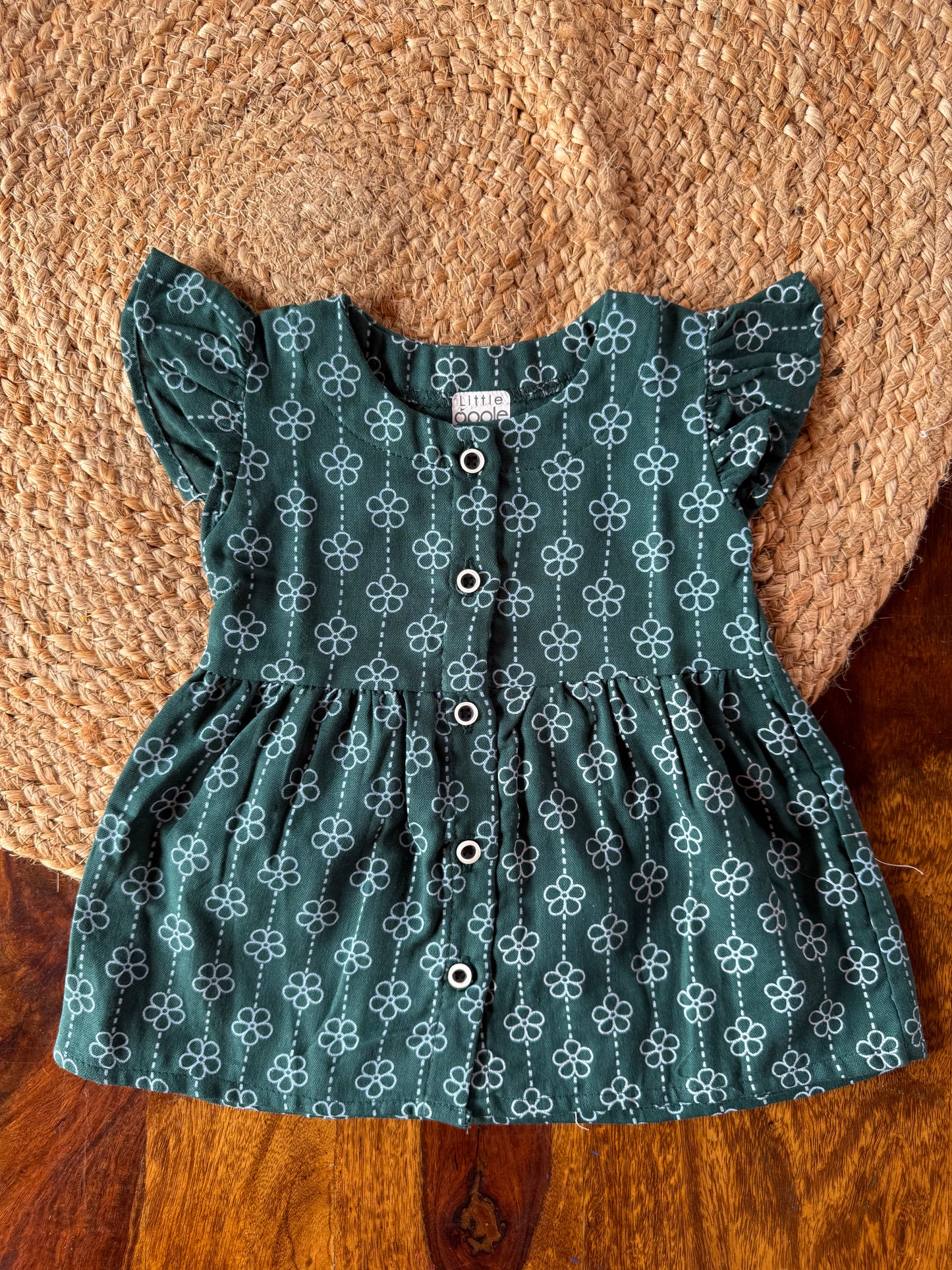 Organic Muslin Frill Frock