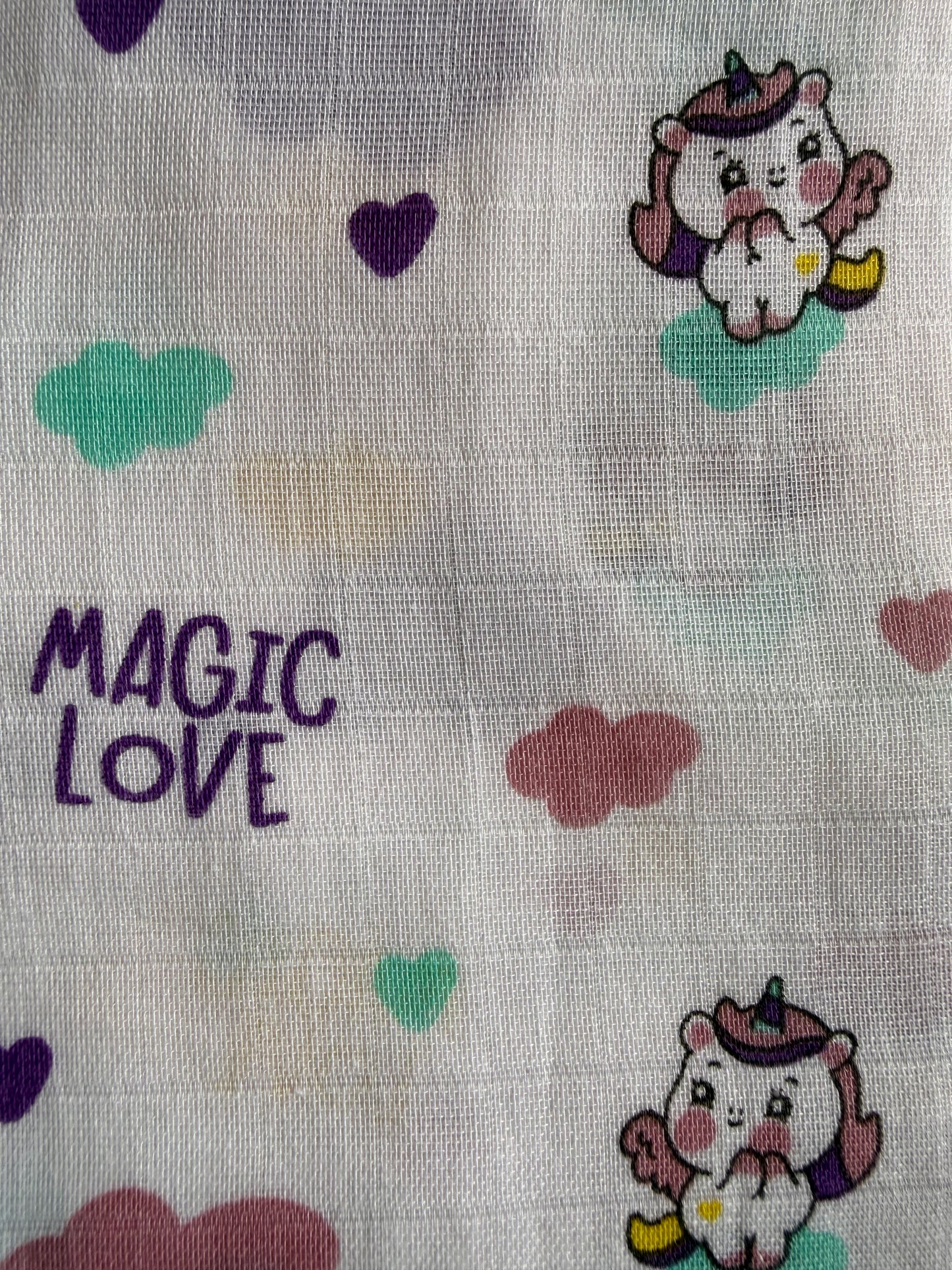 Pure Organic Muslin Swaddle 100 * 100 cm