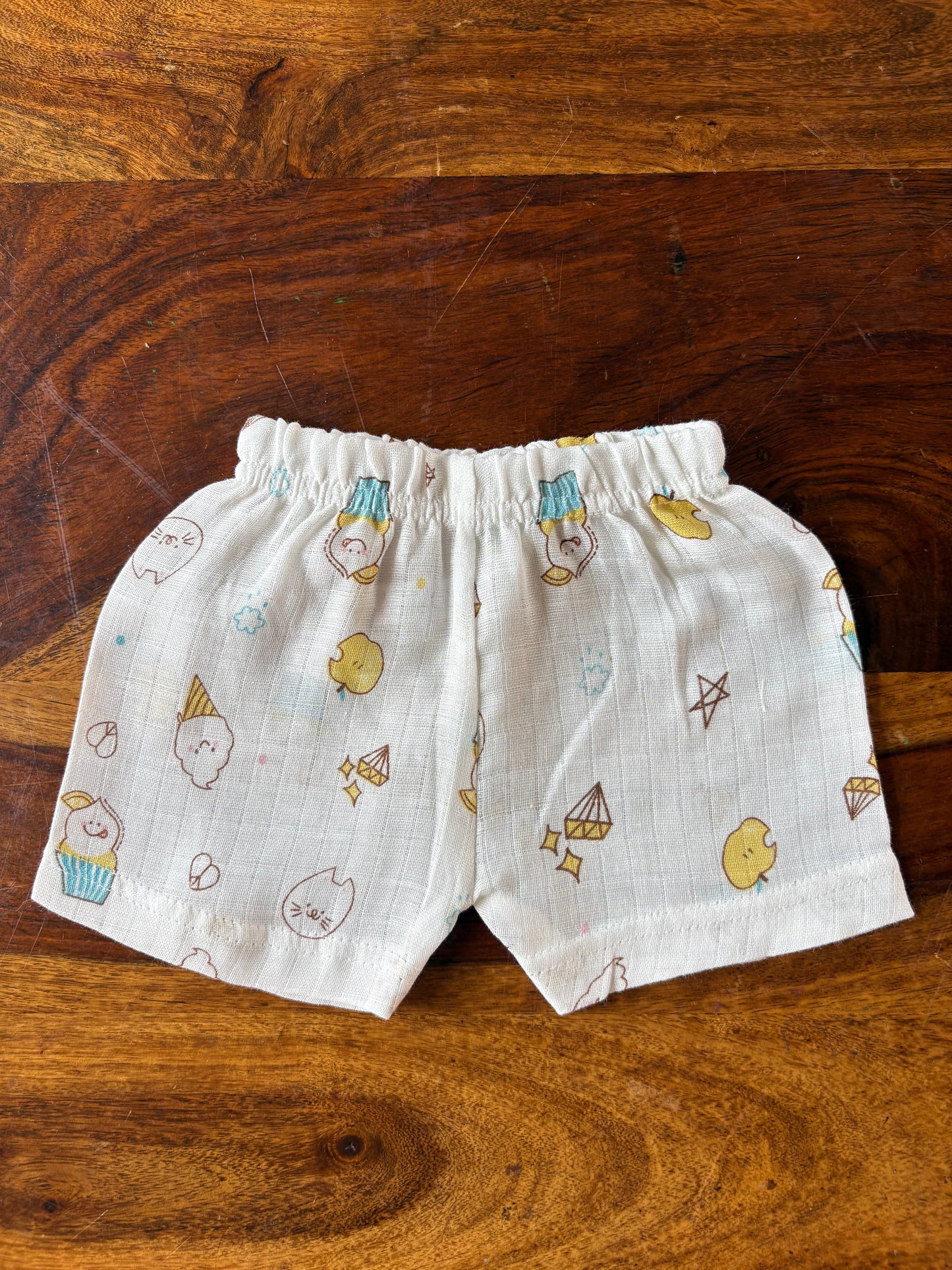 Muslin Shoulder Button Jabla Set