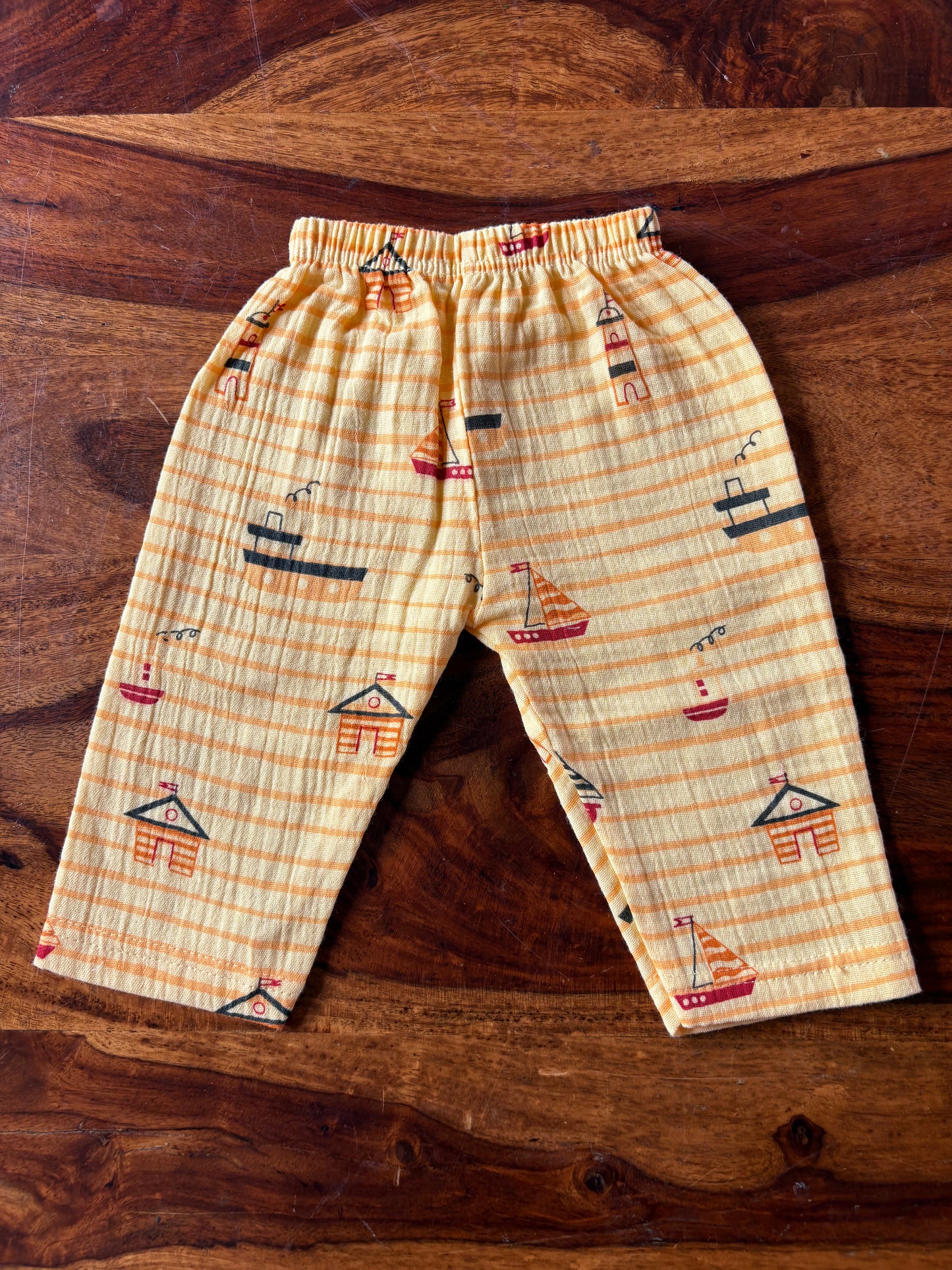 Muslin Collar Shirt & Pant Set