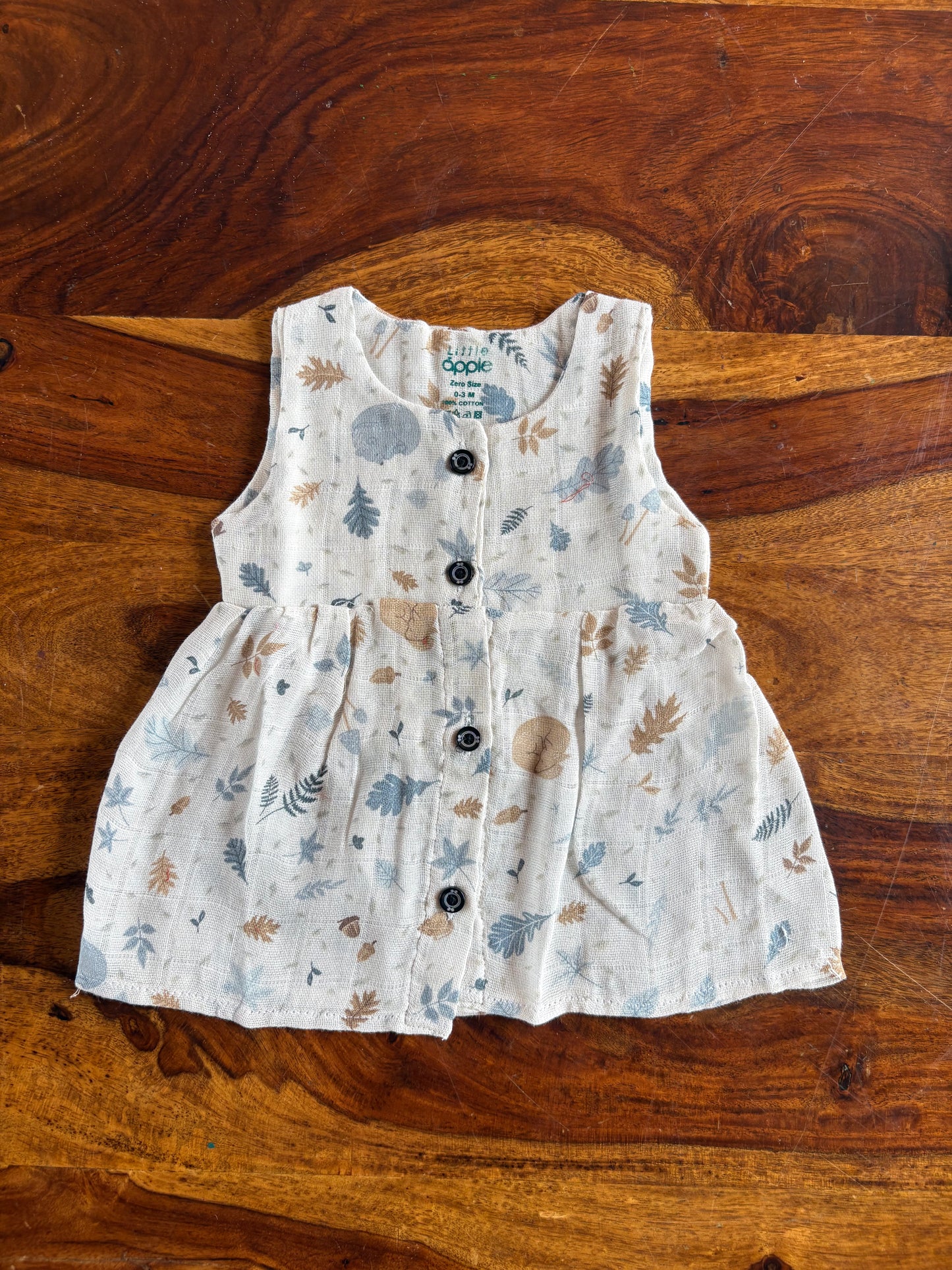 Organic Muslin Baby Frock