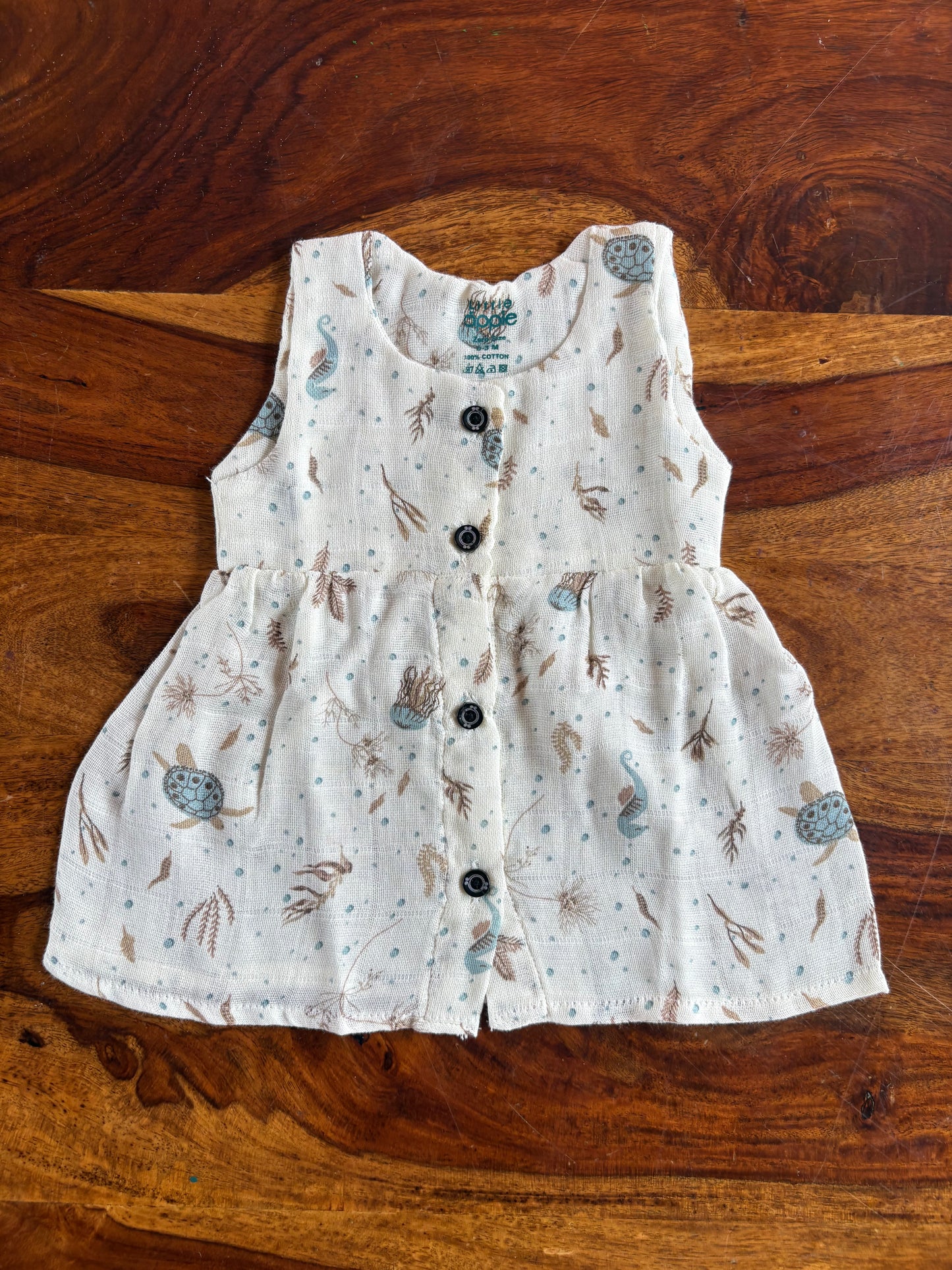 Organic Muslin Baby Frock