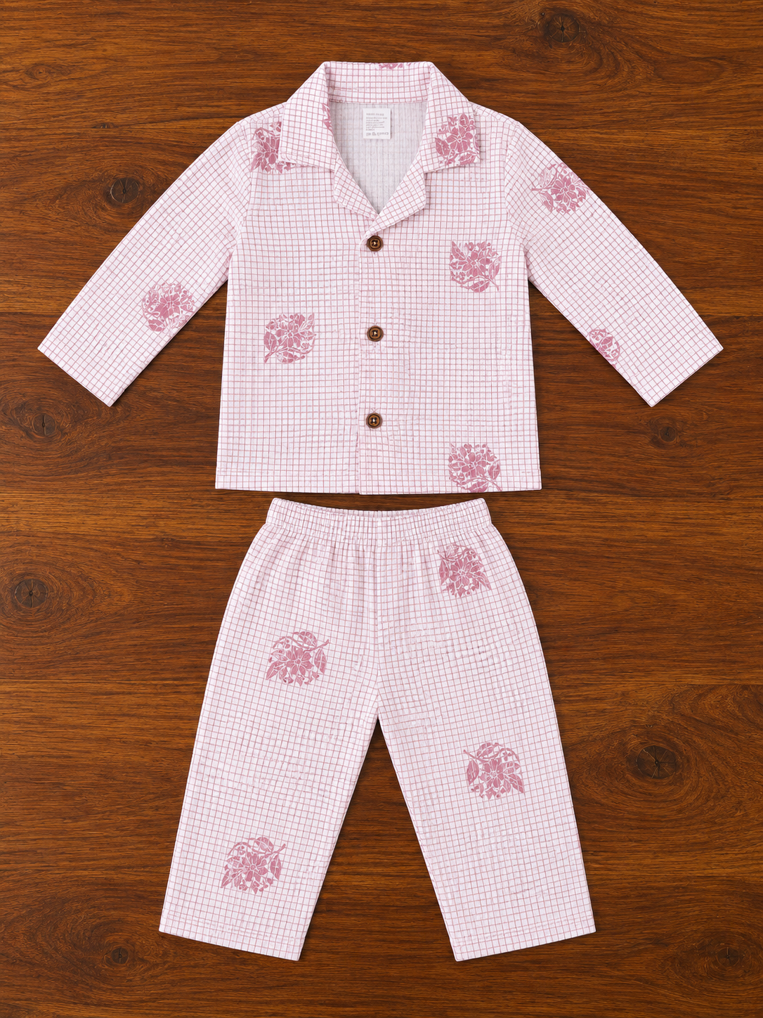 Muslin Collar Shirt & Pant Set