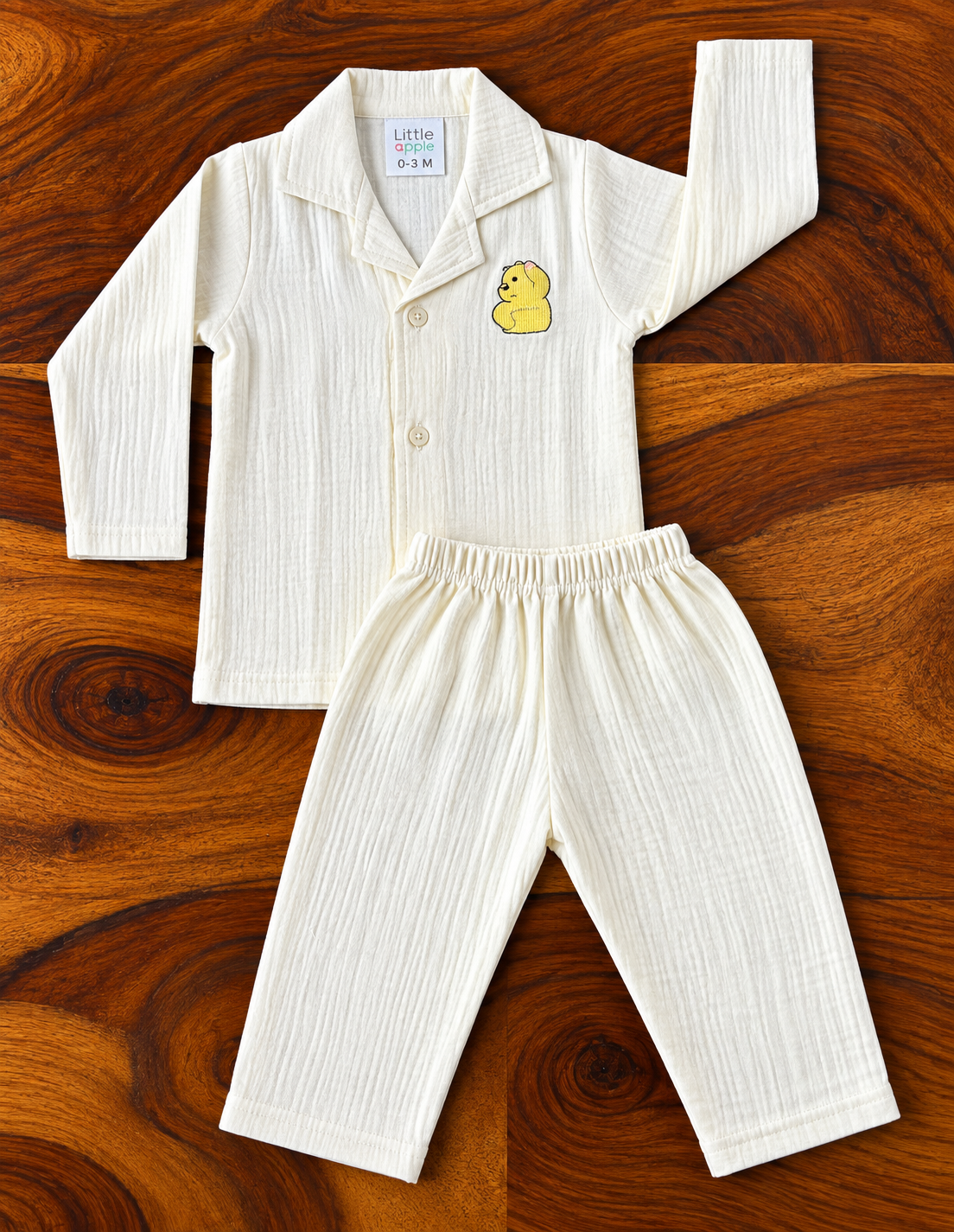 Muslin Collar Shirt & Pant Set