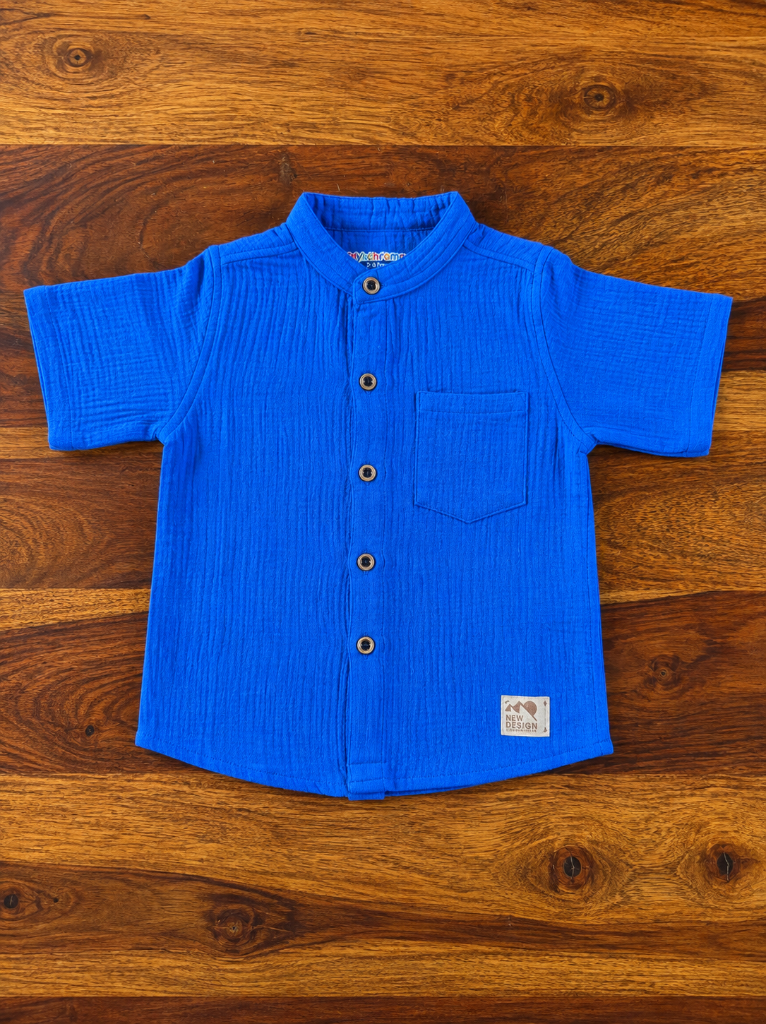Organic Muslin Shirt & Pant Set for Kids