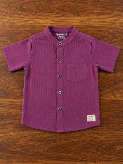 Organic Muslin Shirt & Pant Set for Kids