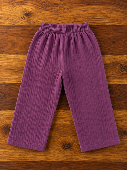 Organic Muslin Shirt & Pant Set for Kids