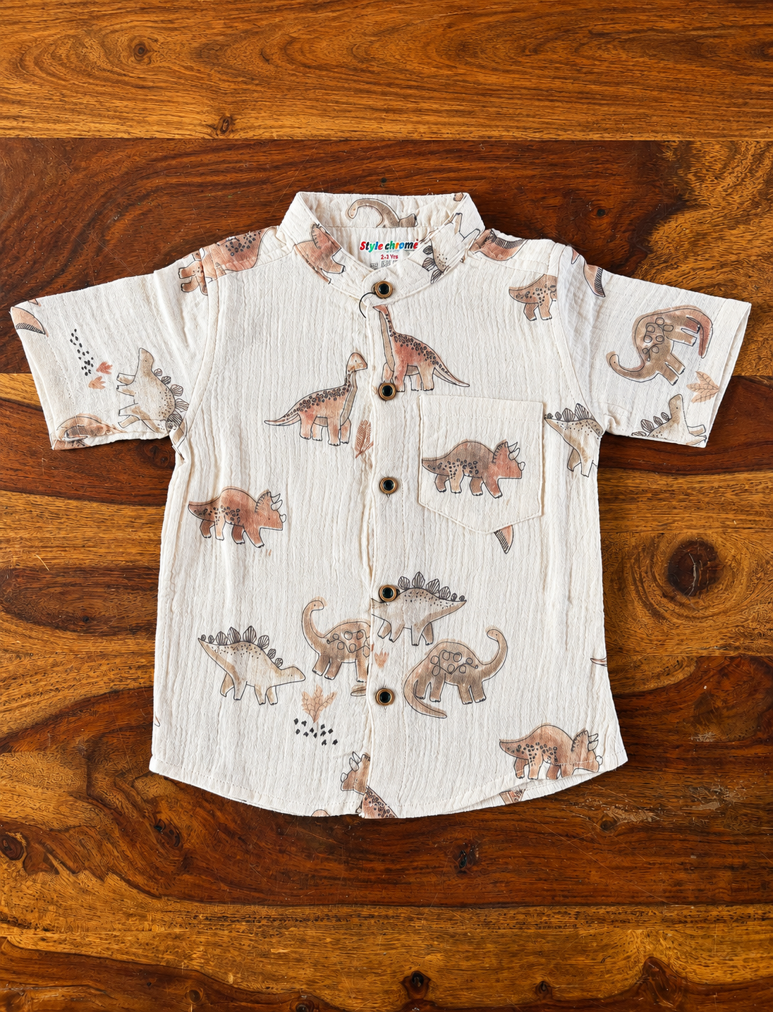 Organic Muslin Shirt & Pant Set for Kids