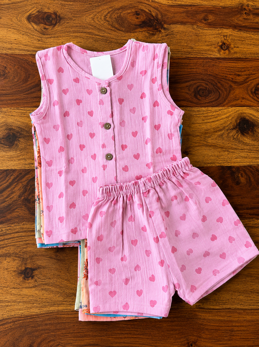 Organic Muslin Jabla with Shorts