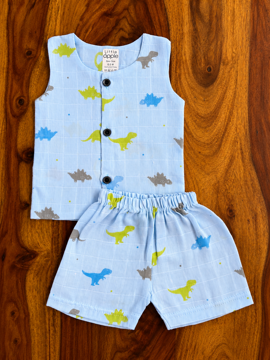 Organic Muslin Jabla with Shorts