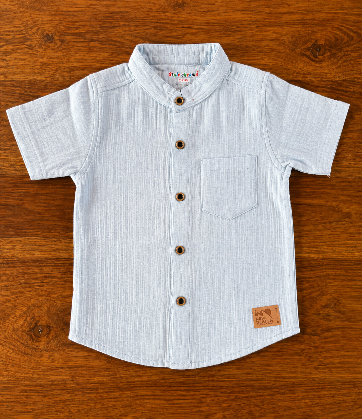 Organic Muslin Shirt & Pant Set for Kids