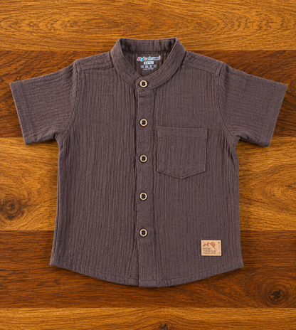 Organic Muslin Shirt & Pant Set for Kids