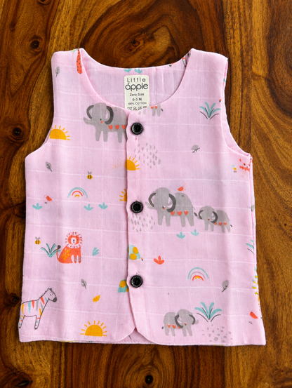 Organic Muslin Jabla with Shorts