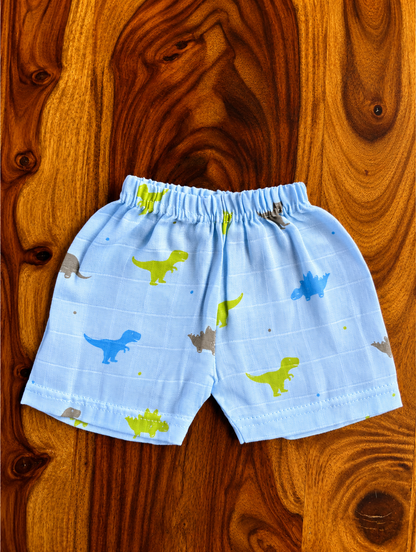 Organic Muslin Jabla with Shorts