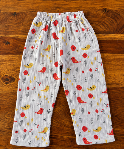 Organic Muslin Shirt & Pant Set for Kids