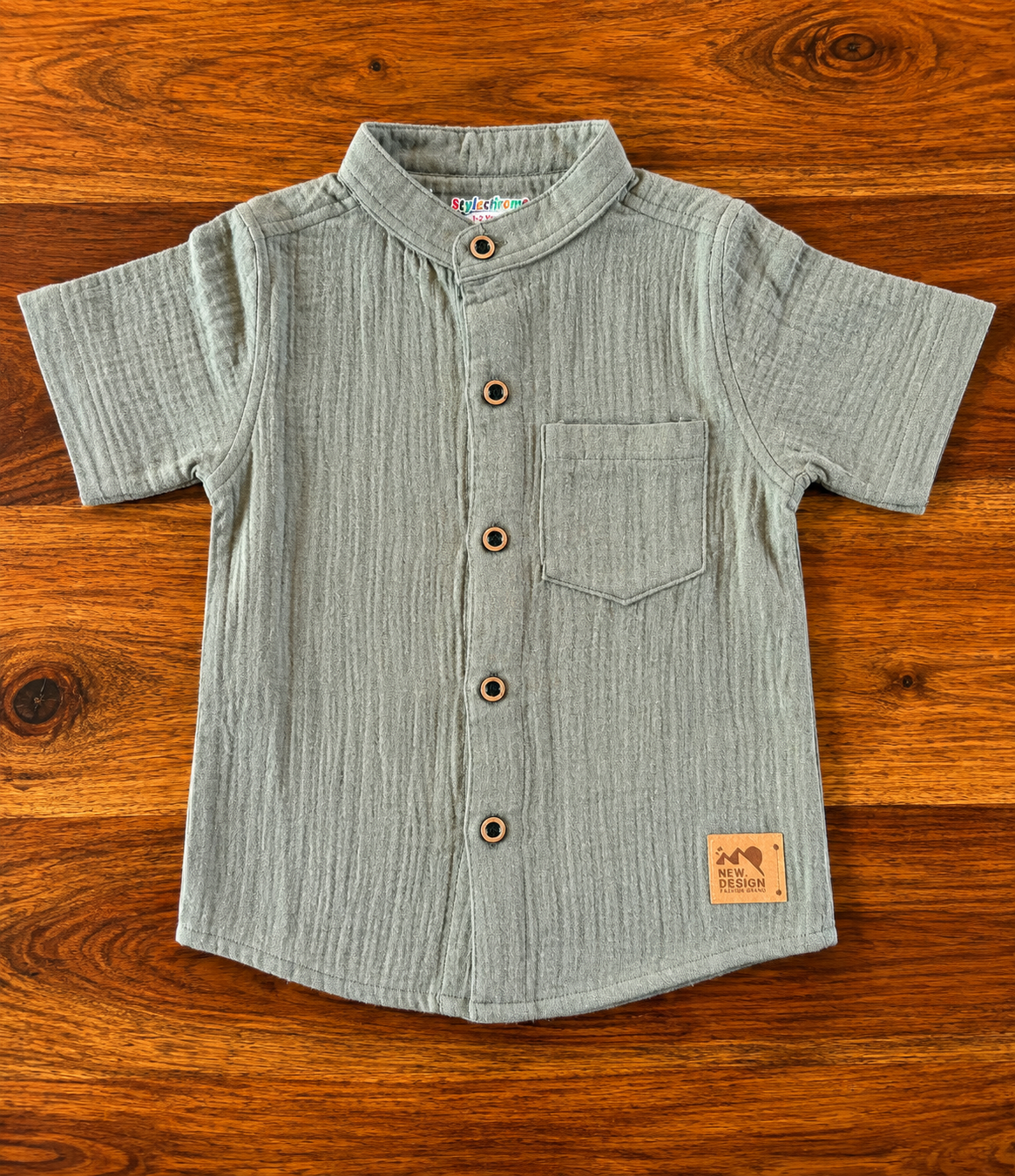 Organic Muslin Shirt & Pant Set for Kids